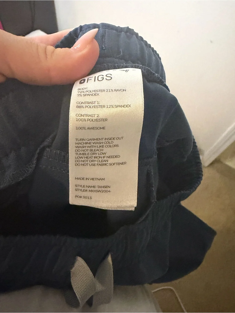 FIGS Men’s Navy Pull-On Joggers